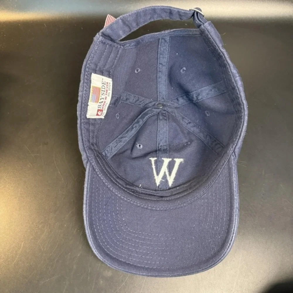 Bayside W The President Navy Blue Cotton Baseball Hat Made in USA Mens‎ OSFM